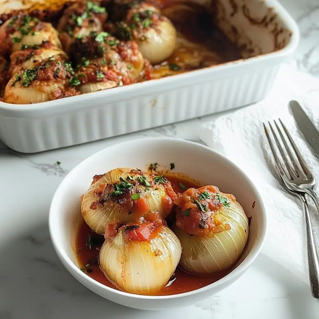 Greek Stuffed Onions Recipe - Recipe Image