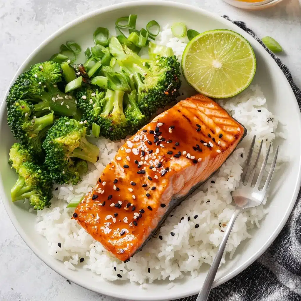 Baked Honey Teriyaki Salmon Recipe - Recipe Image