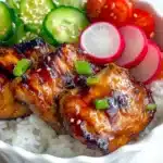 Sticky Sweet Chili Chicken Thighs in Air Fryer Recipe