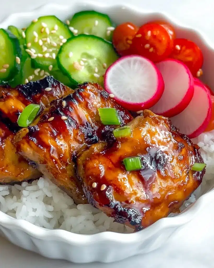 Sticky Sweet Chili Chicken Thighs in Air Fryer Recipe