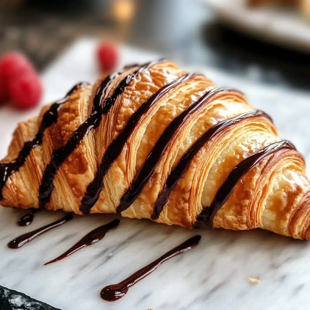 Homemade Chocolate Croissants Recipe - Recipe Image