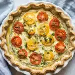 Zucchini Tomato Quiche Recipe
