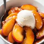 Spiced Caramelized Peaches Recipe