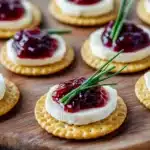 No Bake Cranberry Brie Bites Recipe