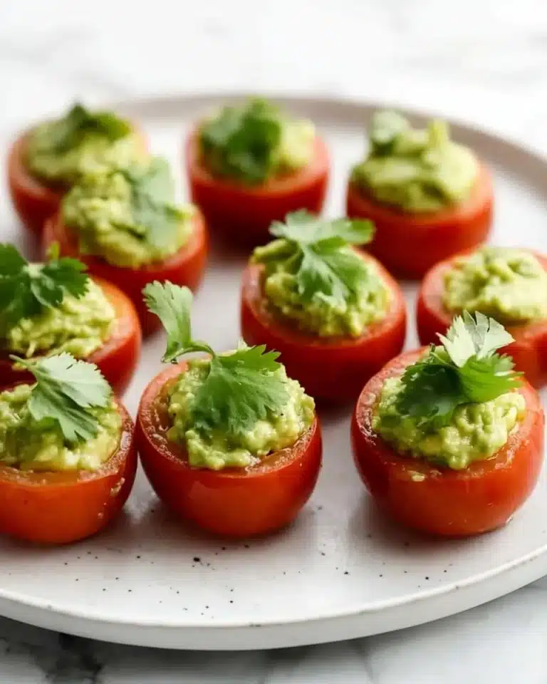 Guacamole Stuffed Tomatoes Recipe