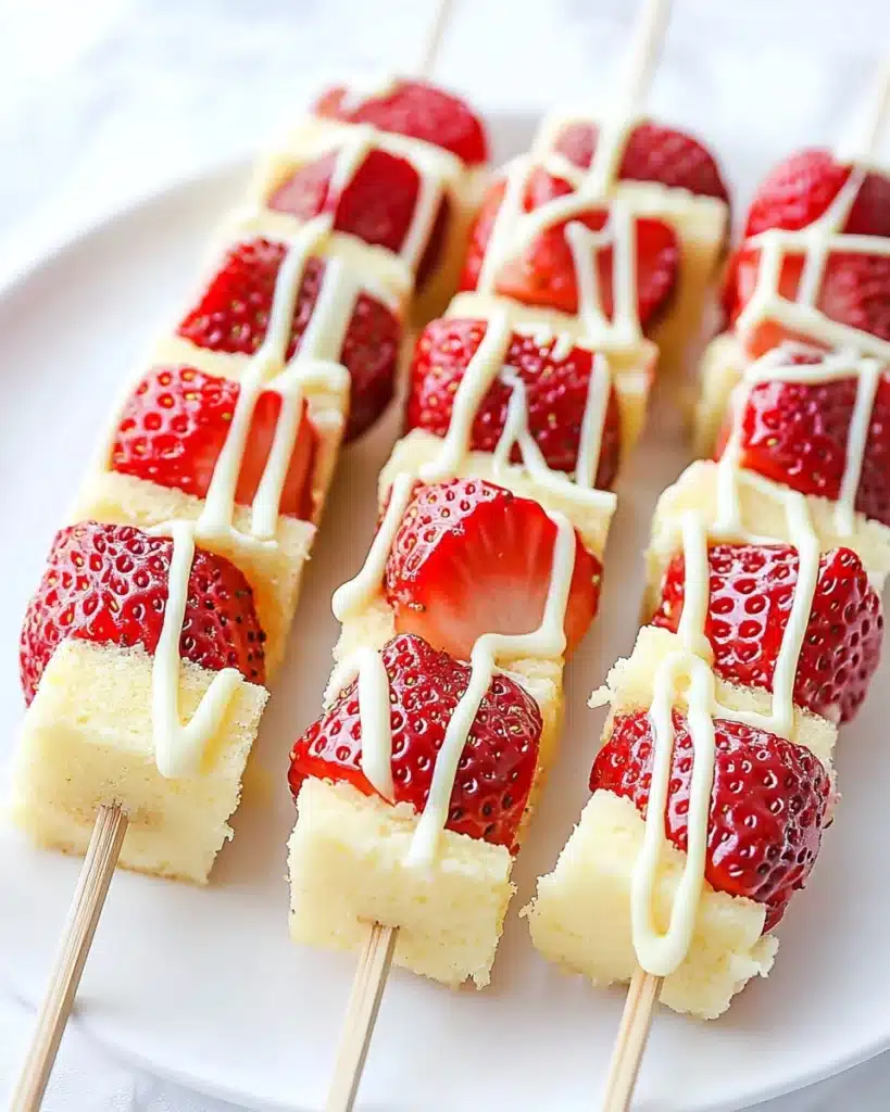 Strawberry Shortcake Kabobs Recipe