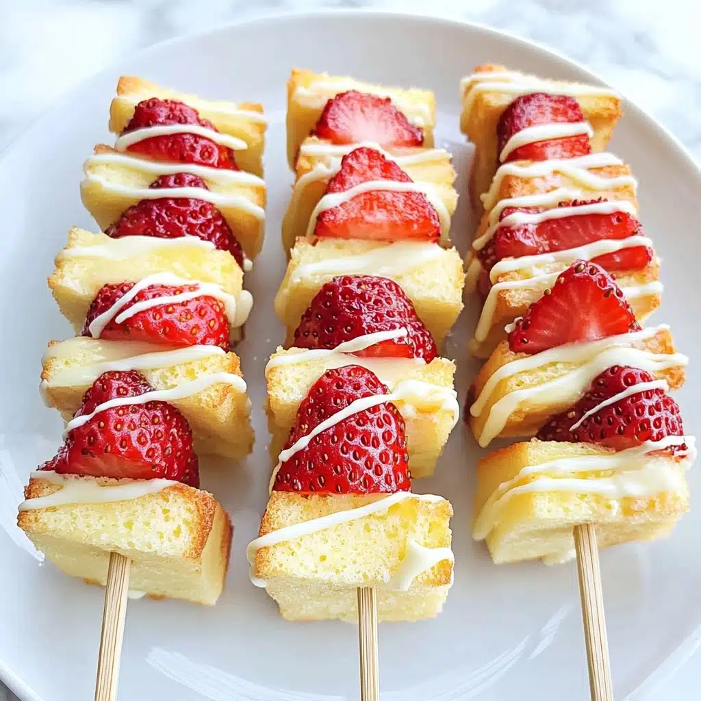 Strawberry Shortcake Kabobs Recipe - Recipe Image