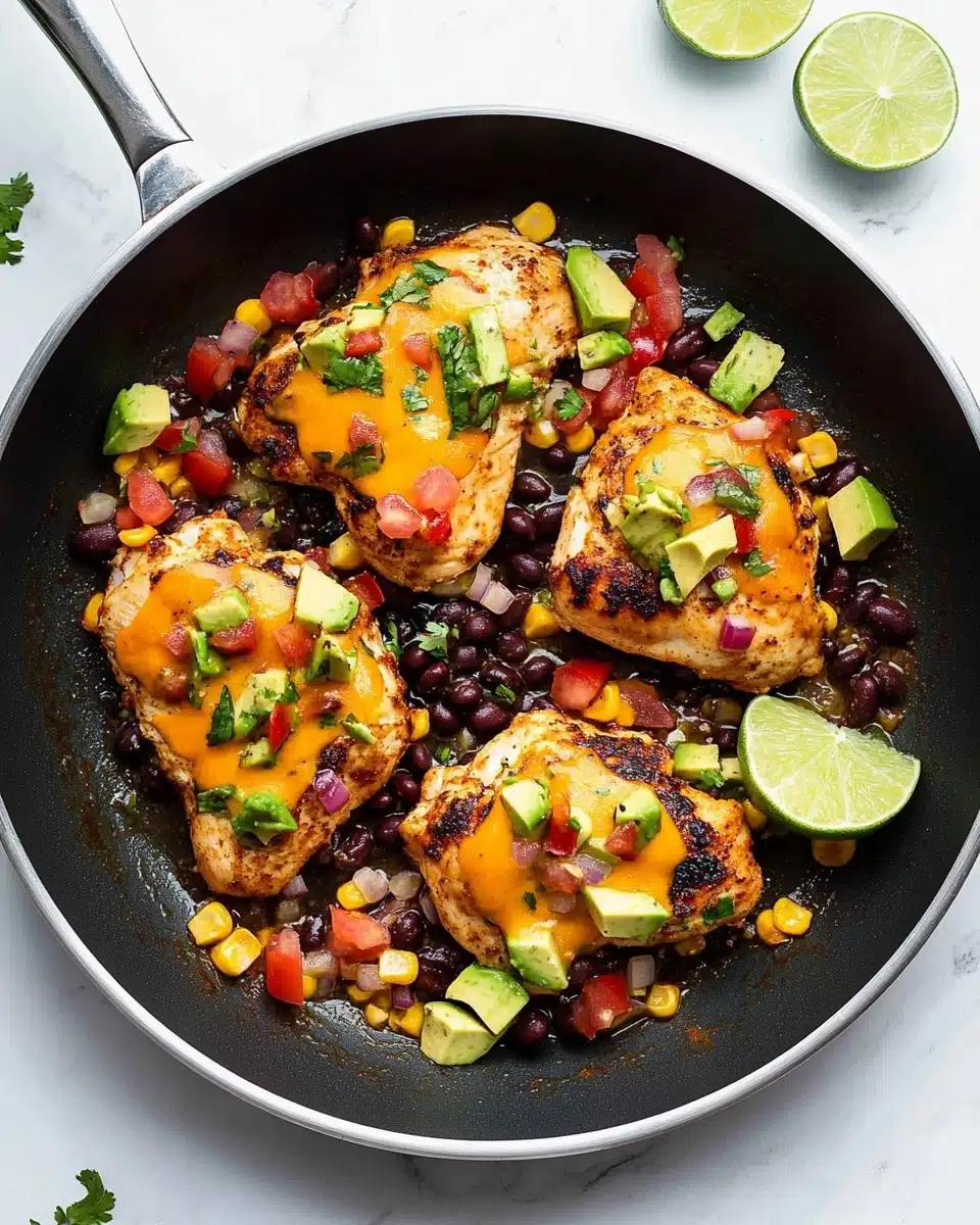 Santa Fe Chicken with Fresh Avocado Salsa Recipe