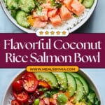 Coconut Rice Salmon Bowl Recipe