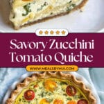 Zucchini Tomato Quiche Recipe