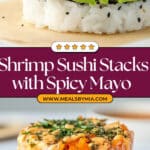 Shrimp Sushi Stack Recipe