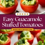 Guacamole Stuffed Tomatoes Recipe