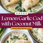 Creamy Lemon Garlic Cod Recipe
