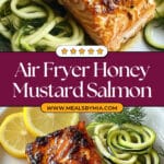 Air Fryer Honey Mustard Salmon Recipe
