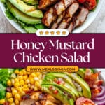 Honey Mustard Chicken Salad With Bacon & Avocado Recipe