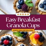 Breakfast Granola Cups Recipe