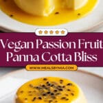 Passion Fruit Panna Cotta (no gelatin) Recipe
