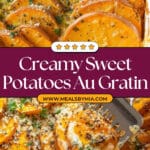 Sweet Potatoes Au Gratin Recipe