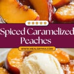Spiced Caramelized Peaches Recipe