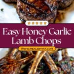 Honey Garlic Glazed Lamb Chops Recipe
