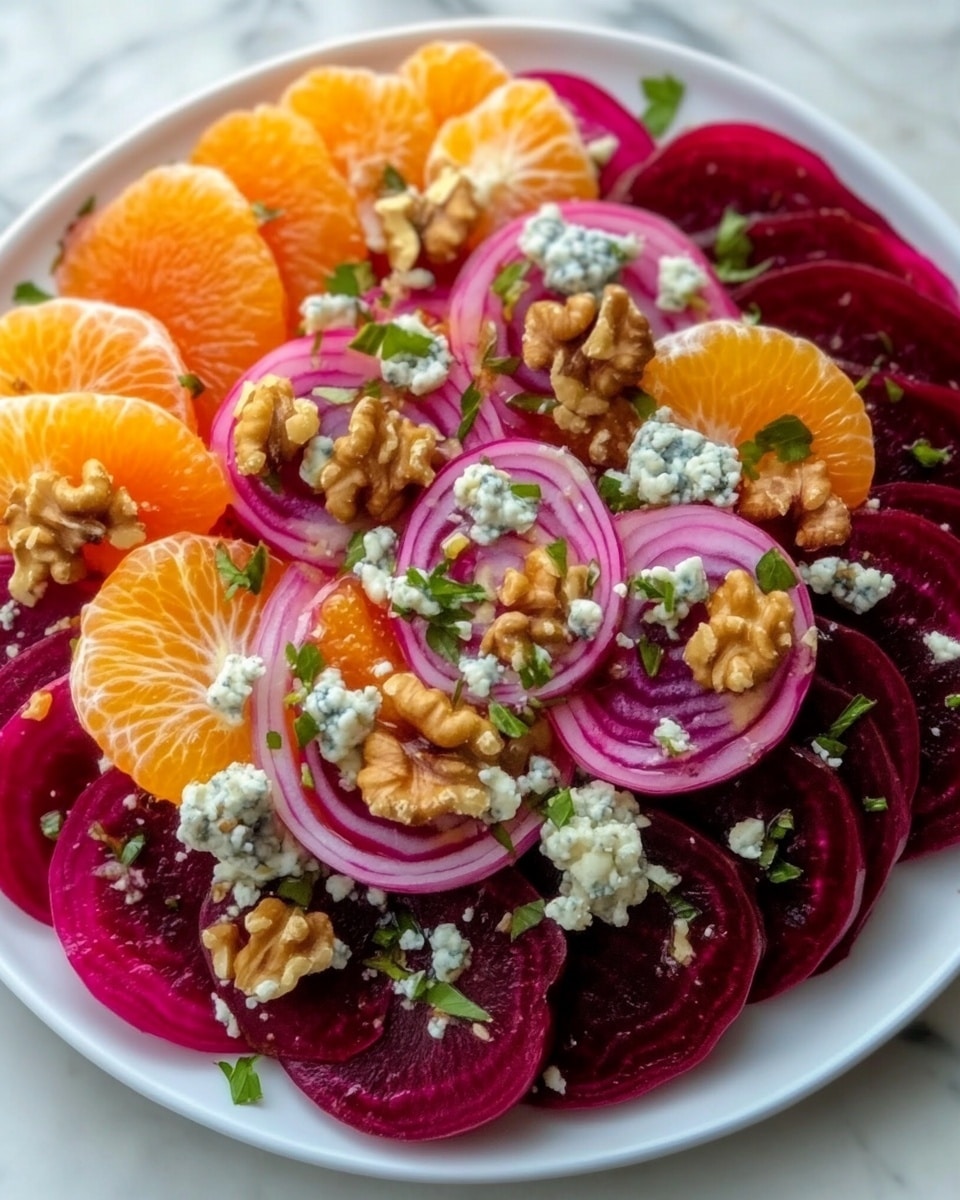 Beet and Orange Salad with Feta and Walnuts Recipe - Recipe Image