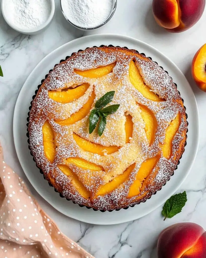 Fresh Peach Cake Recipe