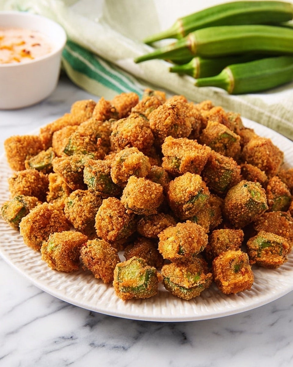 Jen'sDeep Fried Cajun Okra Recipe - Recipe Image