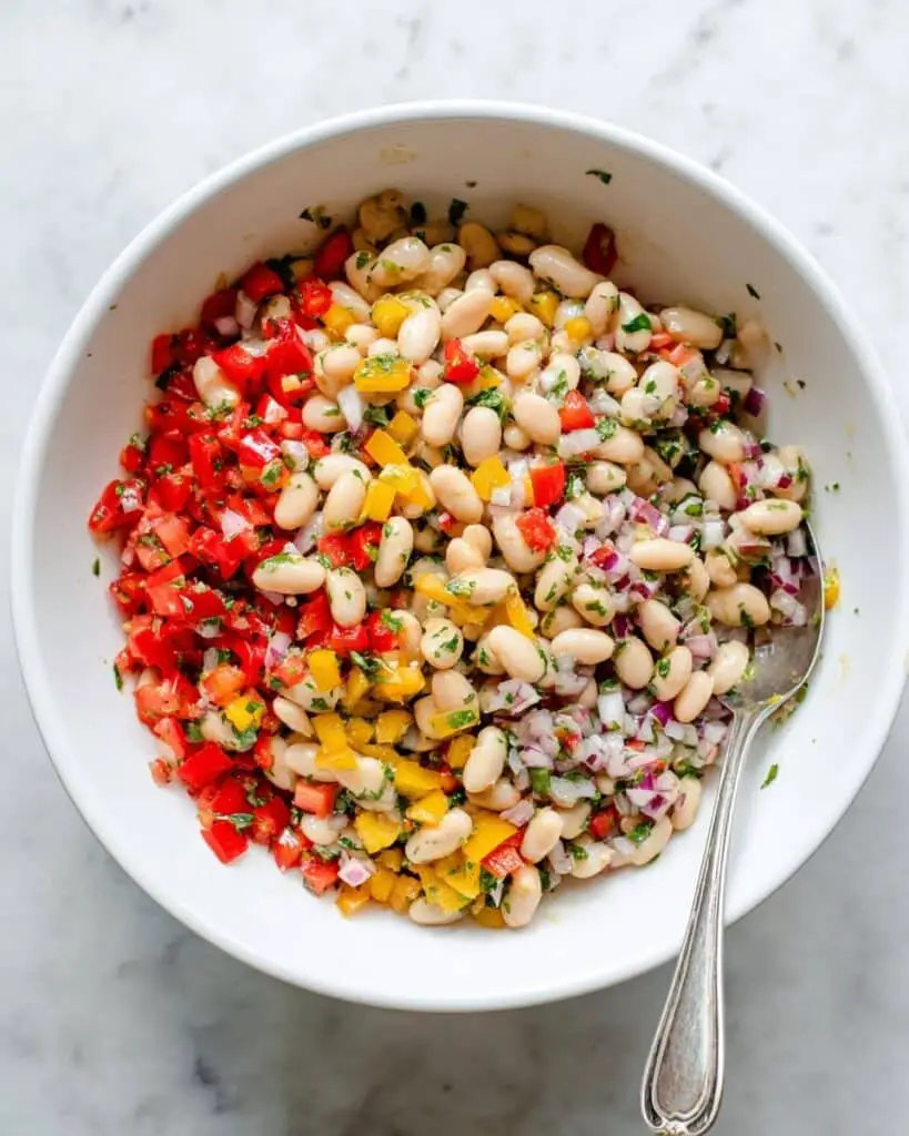 Rainbow White Bean Salad Recipe