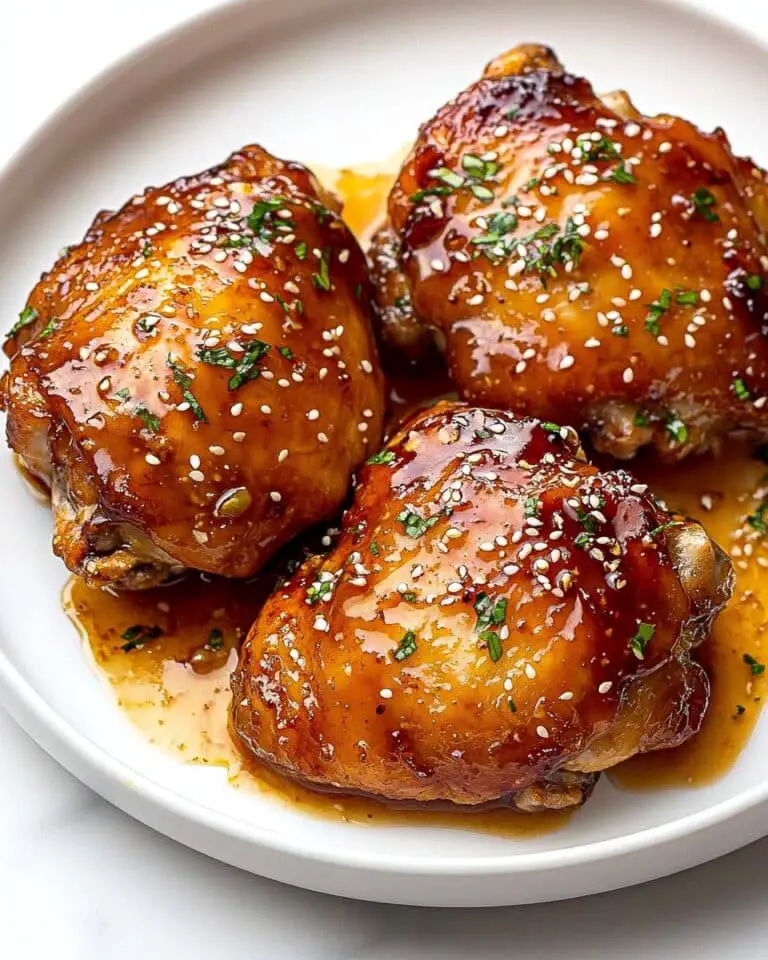 Honey Garlic Chicken Thighs Recipe