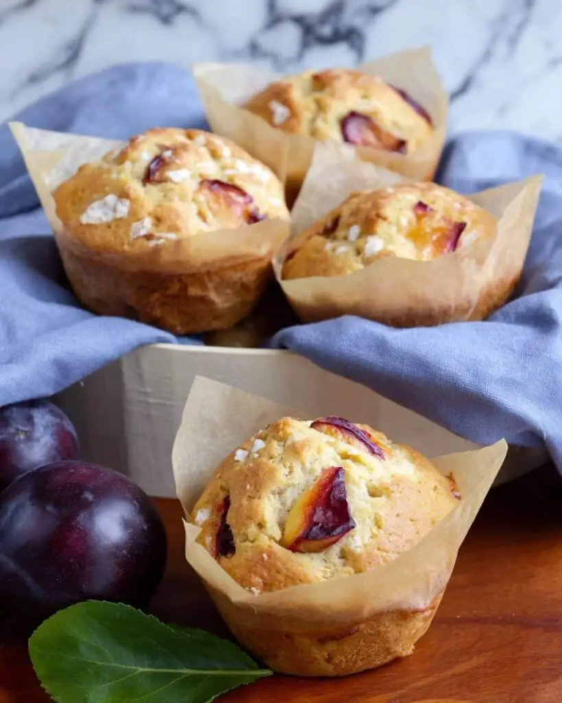 Perfect Plum Muffins (made with yogurt) Recipe