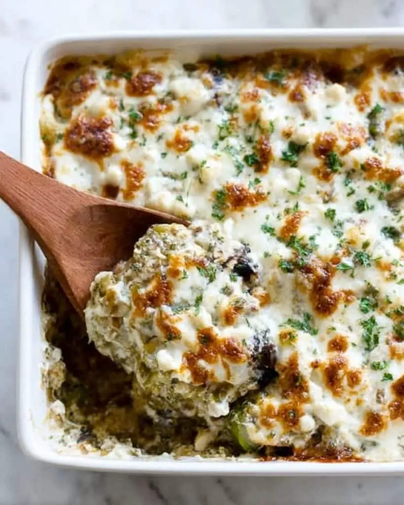 Eggplant Casserole with Tomato, Herb, and Cheese Layer Recipe