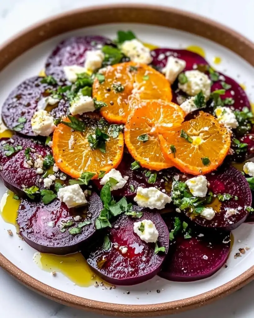 Beet and Orange Salad with Feta and Walnuts Recipe
