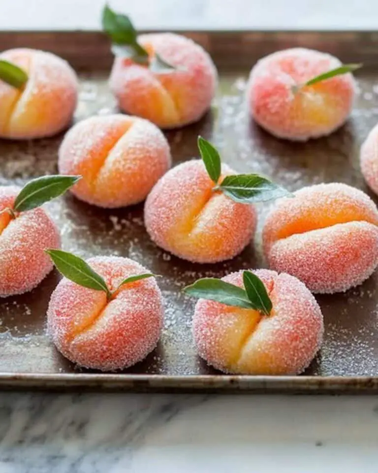 Peach Cookies with Apricot Dulce de Leche Filling and Vibrant Decorations Recipe