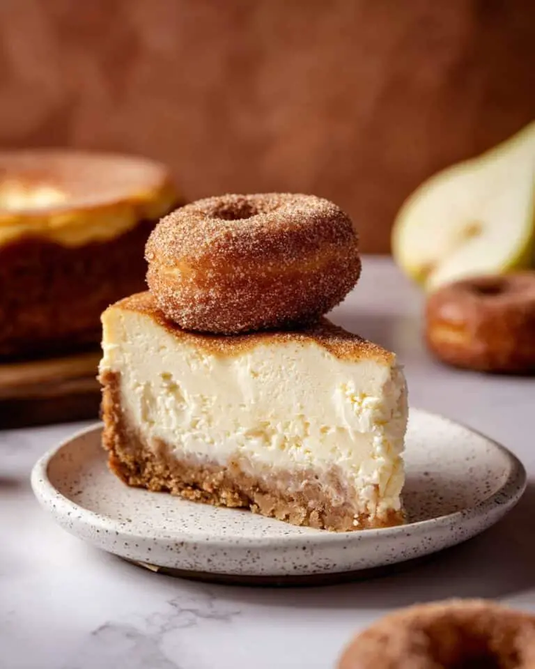 Apple Cider Cheesecake with Cinnamon Swirl and Graham Cracker Crust Recipe