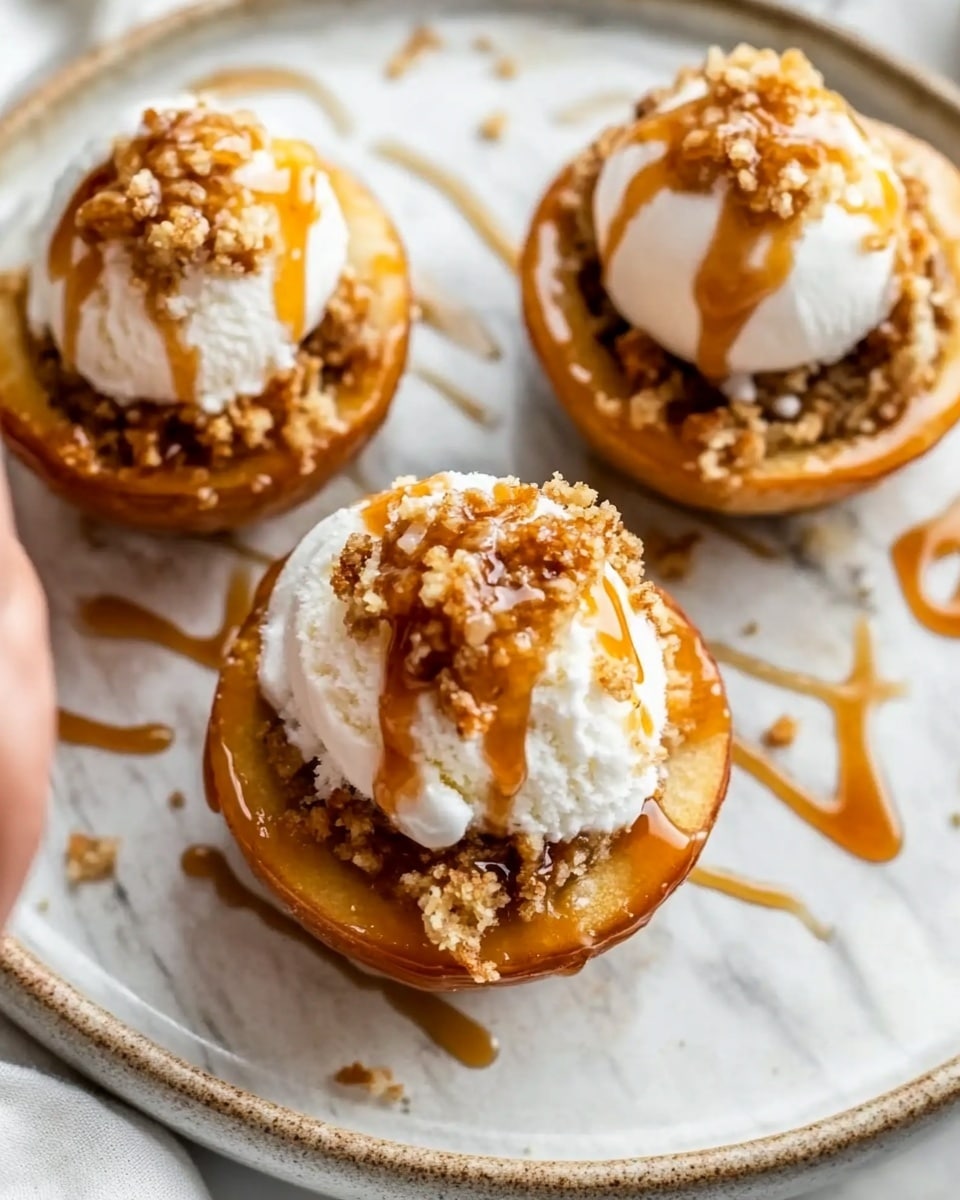 Baked Peaches with Oat Crumble Recipe - Recipe Image