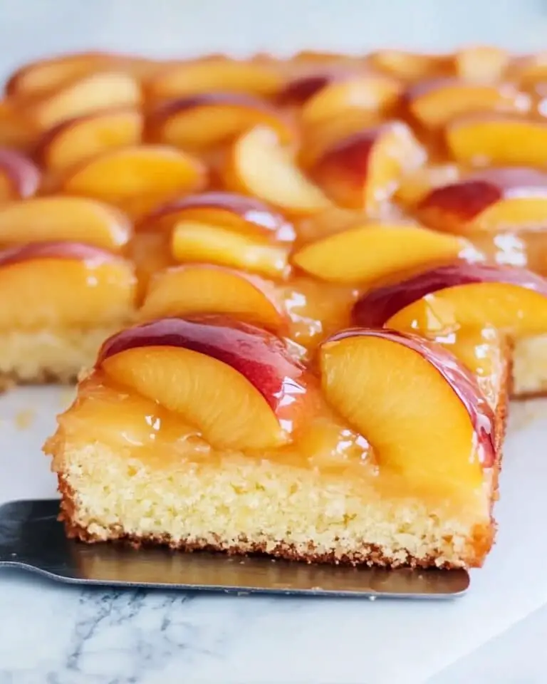 Peach Upside-Down Cake Recipe