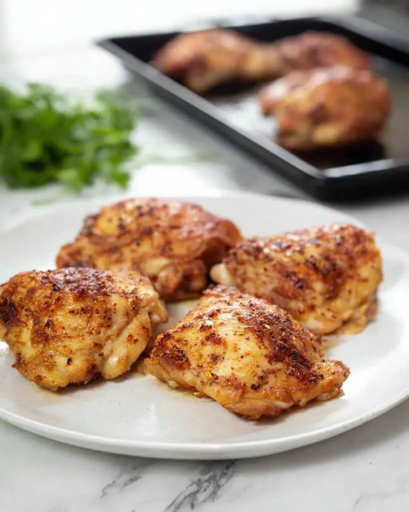 Oven Baked Boneless Skinless Chicken Thighs Recipe