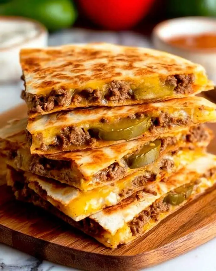 Cheeseburger Quesadillas Recipe