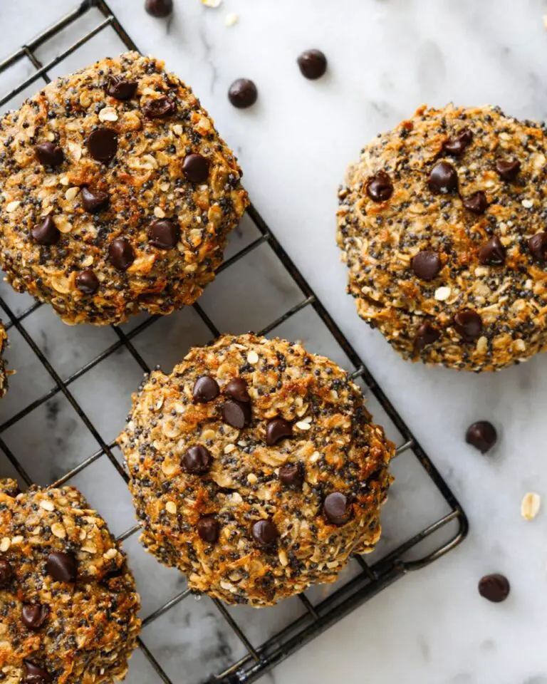 Banana Oatmeal Cookies with Dark Chocolate Chips and Spices Recipe