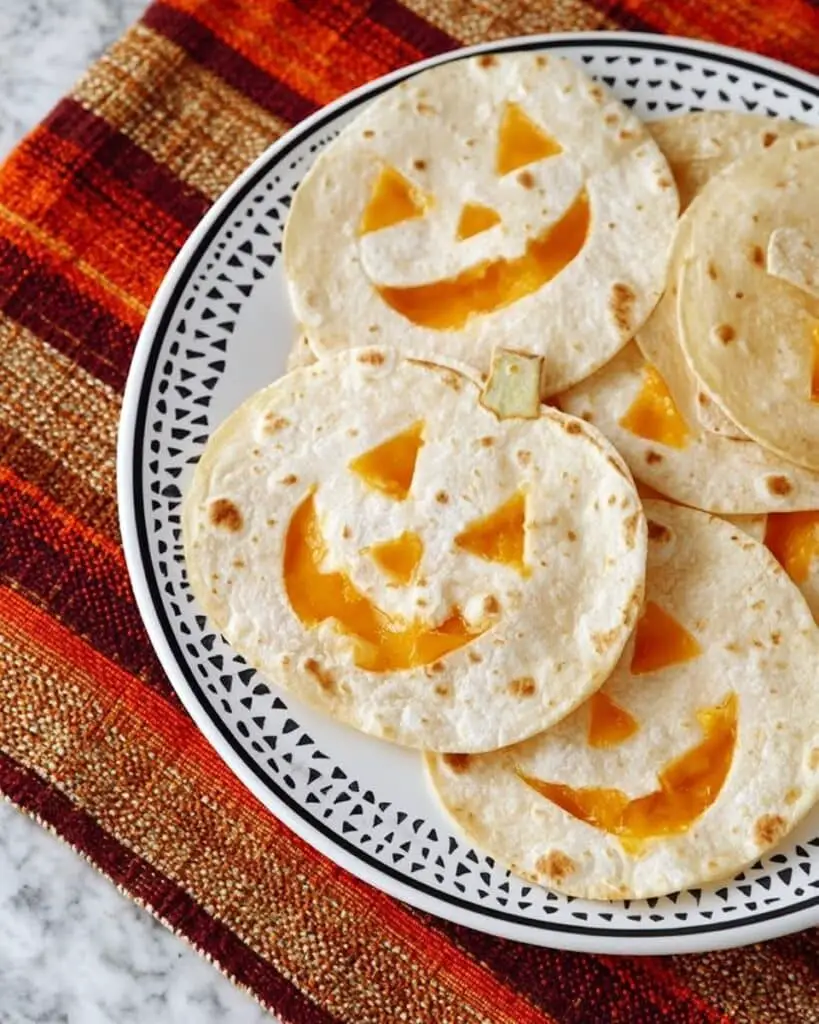 Jack o Lantern Quesadillas Recipe