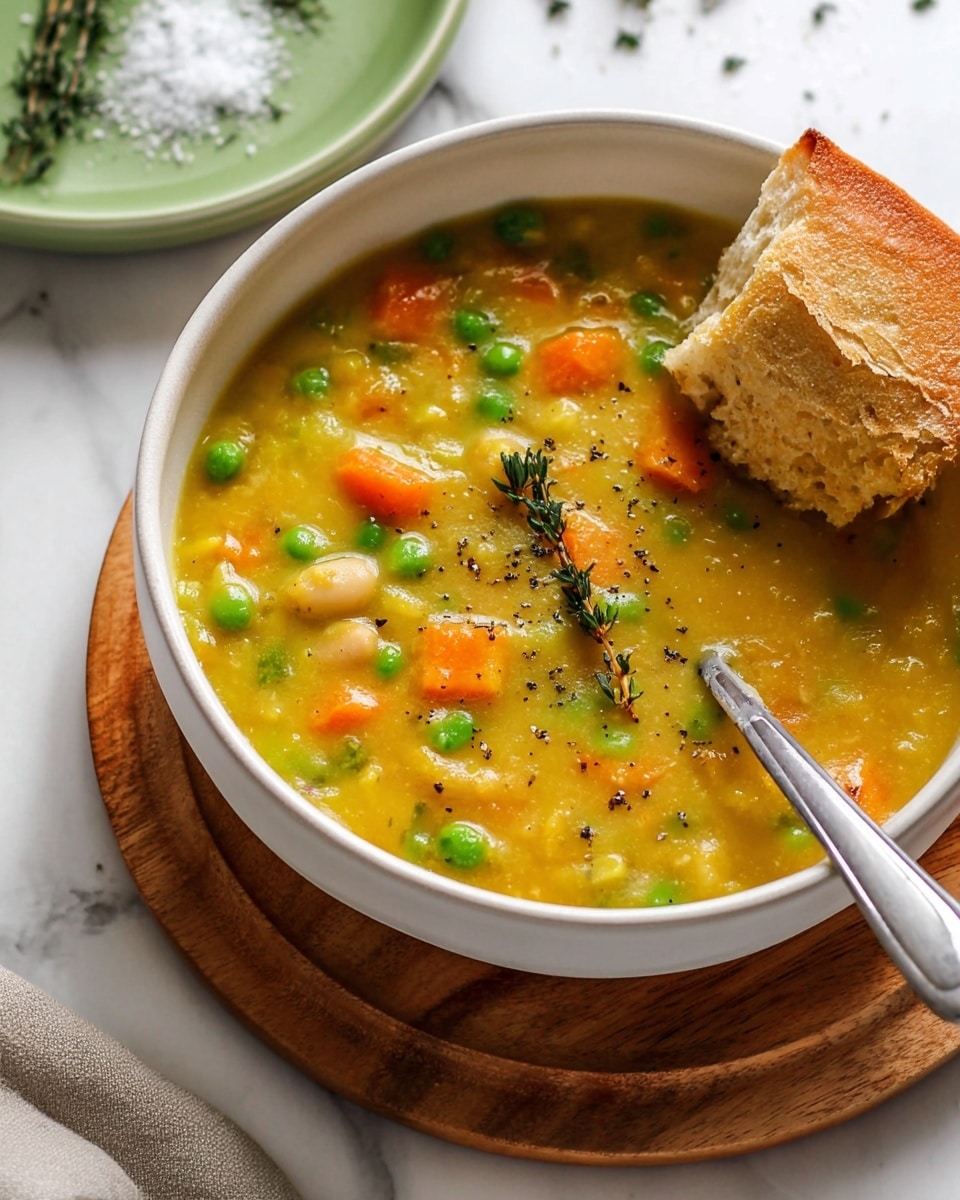 One-Pot Creamy Vegetable Soup Recipe - Recipe Image