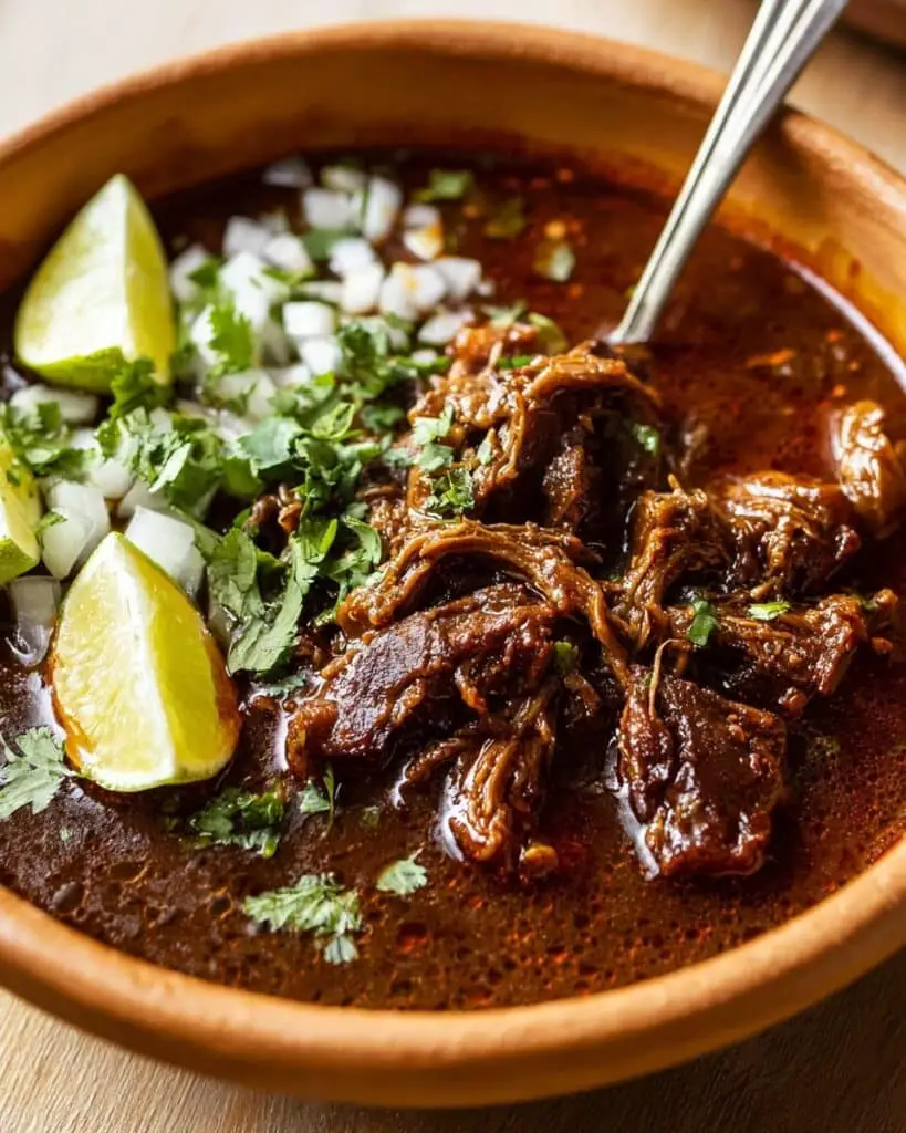 Authentic Mexican Birria Stew with Chile and Spices Recipe