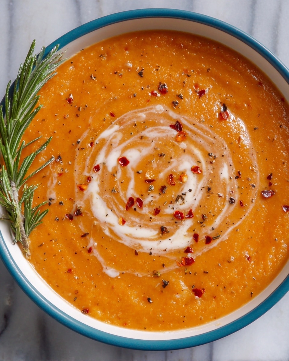 Creamy Roasted Vegetable Soup Recipe - Recipe Image