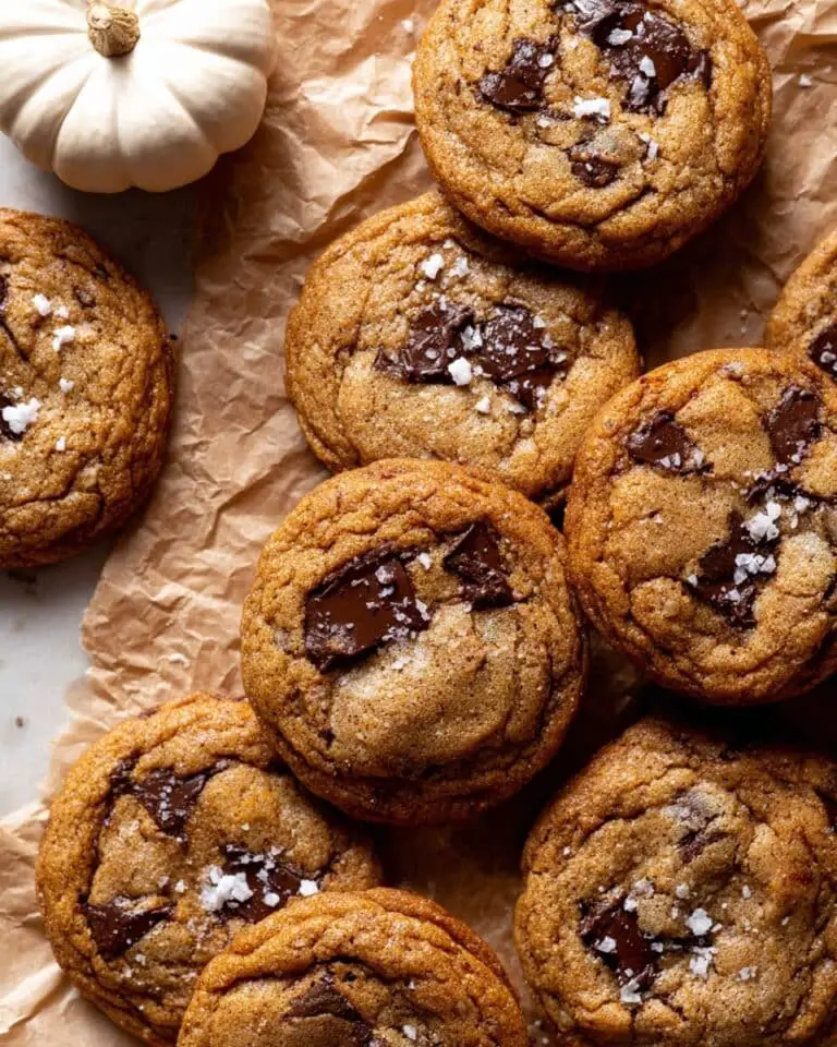 Chewy Pumpkin Chocolate Chip Cookies Recipe