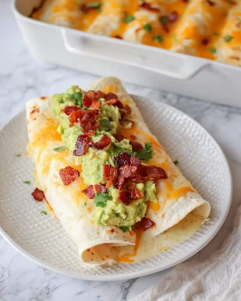Breakfast Enchiladas with Sausage, Pico de Gallo, and Cheese Recipe