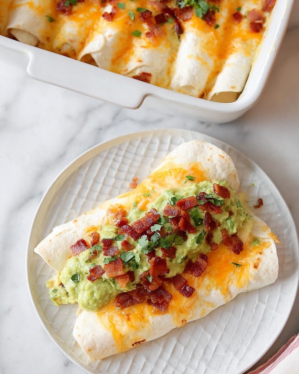 Breakfast Enchiladas with Sausage, Pico de Gallo, and Cheese Recipe - Recipe Image