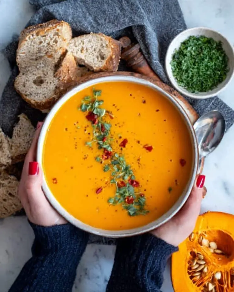Easy Butternut Squash and Sweet Potato Soup Recipe