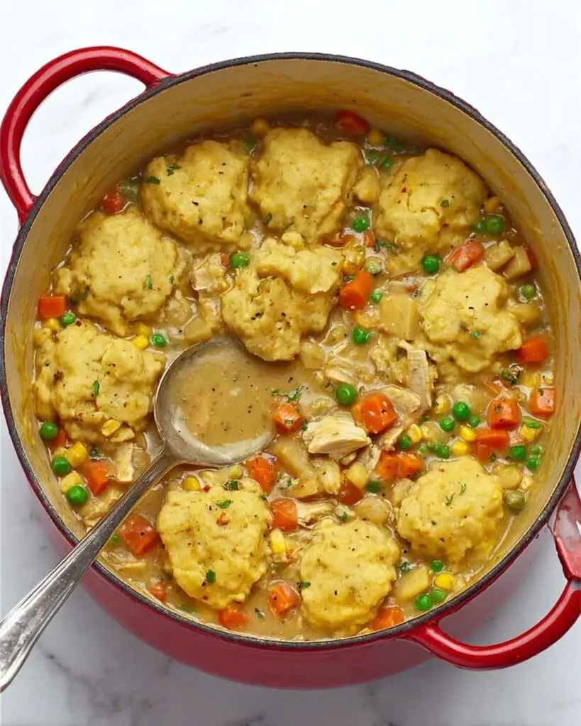 Turkey and Cornbread Dumplings Recipe