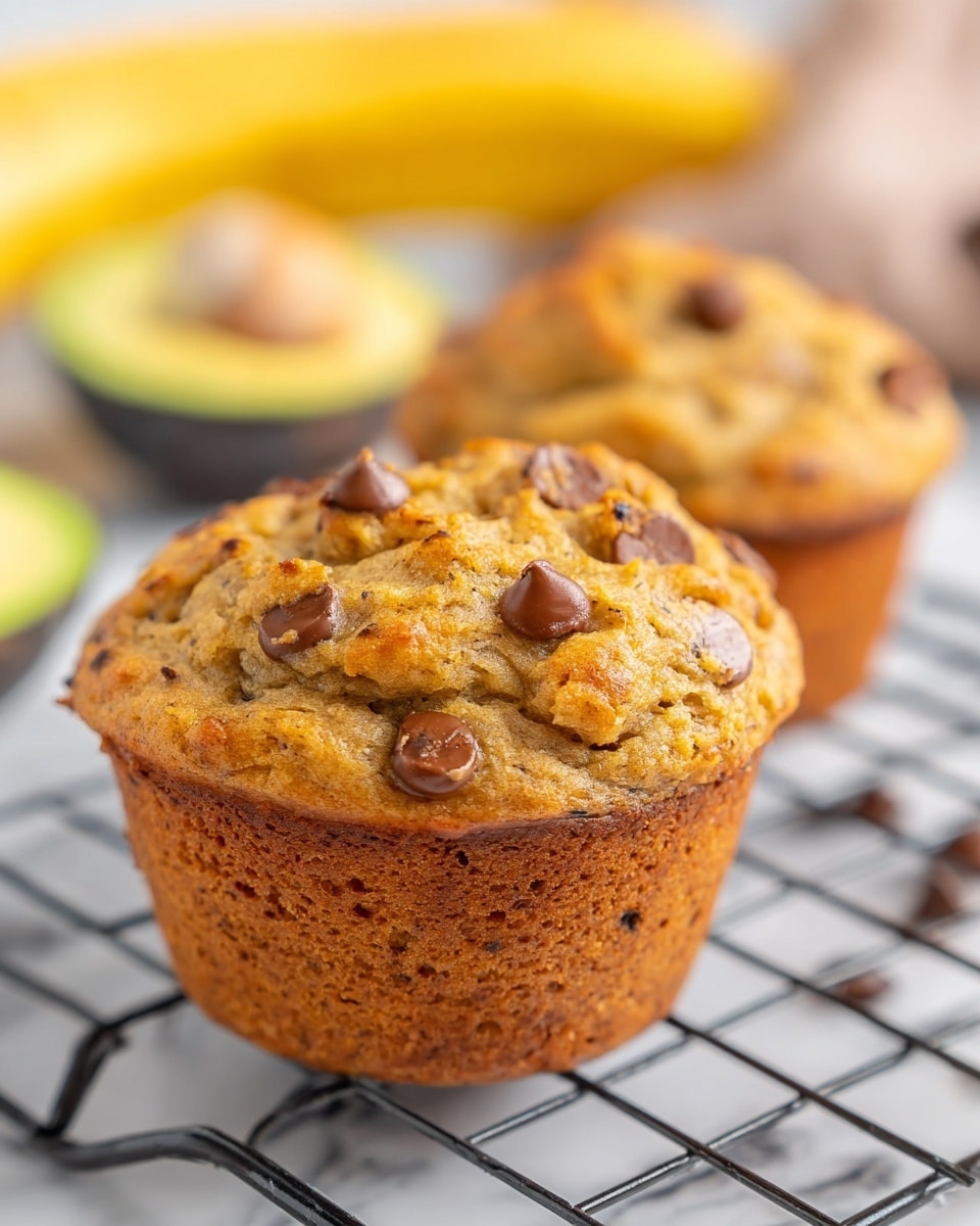 Avocado Banana Muffins Recipe - Recipe Image
