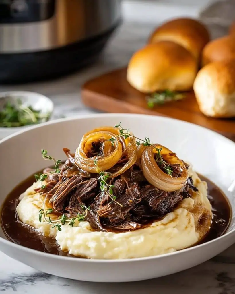 Instant Pot French Onion Pot Roast Recipe